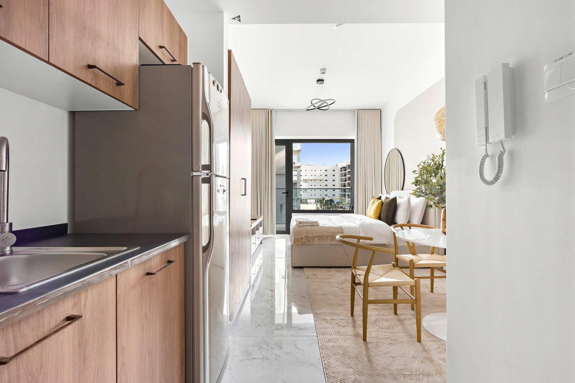 Silkhaus Chic Studio Near Masdar City Park Abu Dzabi Kültér fotó