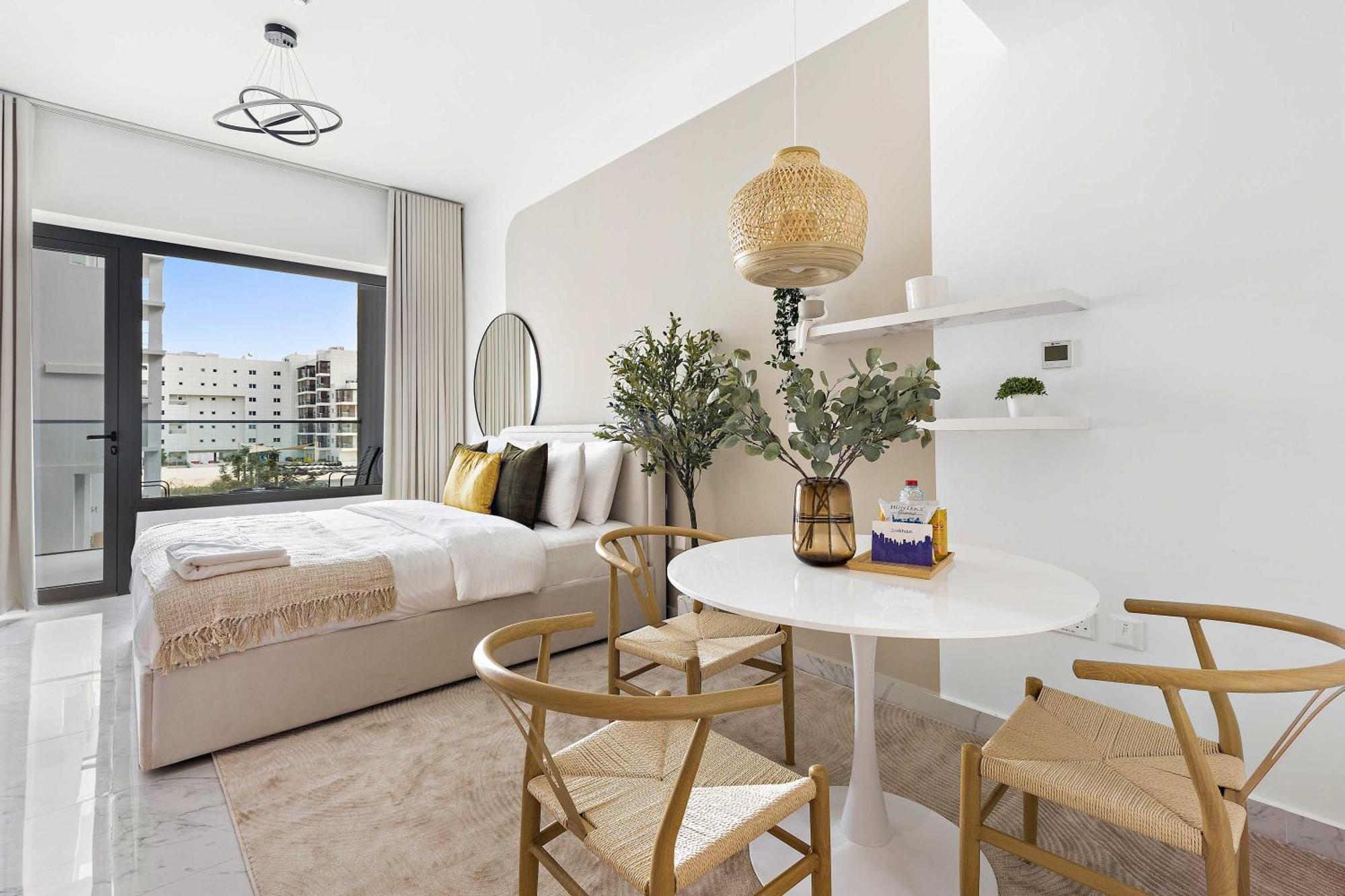 Silkhaus Chic Studio Near Masdar City Park Abu Dzabi Kültér fotó